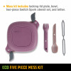 ECO 5 Piece Mess Kit Plum Purple